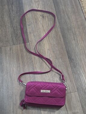 Vera Bradley Magenta Quilted Crossbody Bag